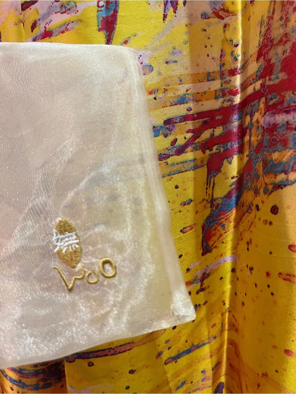 *NEW*     WOO Shanghai - Mulberry Silk Scarf